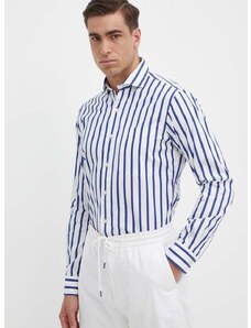 Pamučna košulja Polo Ralph Lauren za muškarce, regular, s talijanskim ovratnikom, 710925296