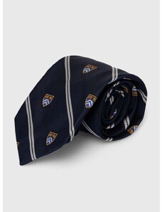 Kravata od svile Polo Ralph Lauren boja: tamno plava, 712926092
