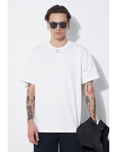 Majica kratkih rukava Ader Error Langle za muškarce, boja: bijela, bez uzorka, BN01SSTS0108