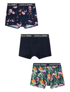 Jack & Jones Junior Gaće mornarsko plava / narančasta / roza / bijela