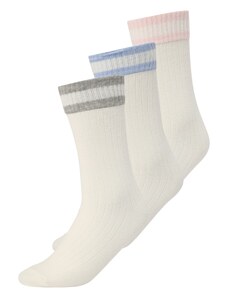 Women' Secret Čarape plava / siva melange / roza / prljavo bijela