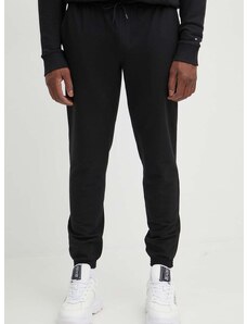 Donji dio trenirke Calvin Klein Jeans boja: crna, s aplikacijom, J30J325336