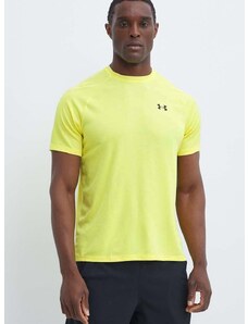 Majica kratkih rukava za trening Under Armour Tech Textured boja: žuta, melanž
