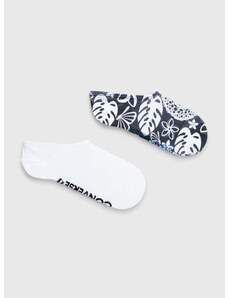 Čarape Converse 2-pack boja: bijela, E1266B