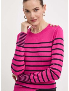 Pulover Morgan MTERA za žene, boja: ružičasta, lagani, MTERA
