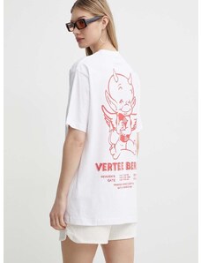 Pamučna majica Vertere Berlin boja: bijela, s tiskom, VER T228