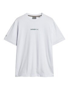 Superdry Majica kraljevski zelena / bijela