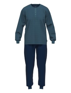 TOM TAILOR Duga pidžama mornarsko plava / petrol