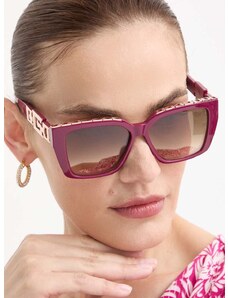 Sunčane naočale Guess za žene, boja: ljubičasta, GU7915_5569G
