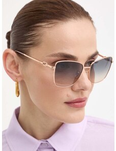 Sunčane naočale Furla za žene, boja: zlatna, SFU714_5808FC