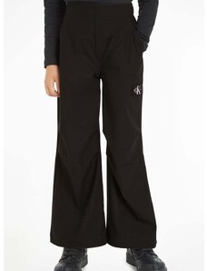 Dječje hlače Calvin Klein Jeans boja: crna, bez uzorka