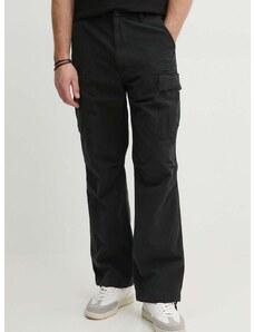 Pamučne hlače Polo Ralph Lauren boja: crna, ravni kroj, 710924122