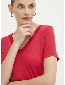 Majica kratkih rukava Morgan DIWI za žene, boja: crvena, DIWI