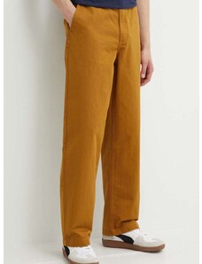 Pamučne hlače Vans boja: smeđa, chinos kroj, VN0000051M71