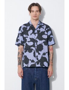 Pamučna košulja Neil Barrett Boxy Bold Flowers Print Short Sleeve Shirt za muškarce, regular, MY60214A-Y059-765N