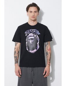 Pamučna majica A Bathing Ape Ape Head Graffiti Tee za muškarce, boja: crna, s tiskom, 1J80110040