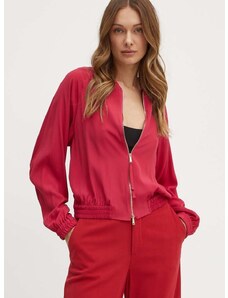 Bomber jakna s dodatkom svile Marella boja: ružičasta, za prijelazno razdoblje