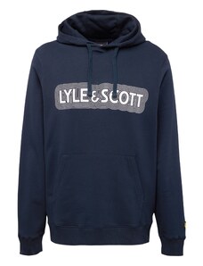 Lyle & Scott Sweater majica mornarsko plava / žuta / crna / bijela
