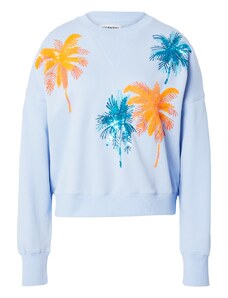 Essentiel Antwerp Sweater majica plava / svijetloplava / narančasta