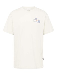 DEDICATED. Majica 'Stockholm' plava / koraljna / prljavo bijela
