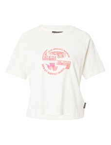 NAPAPIJRI Majica 'S-ABERDEEN' roza / ružičasta / bijela