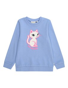 TOM TAILOR Sweater majica azur / svijetloroza / bijela