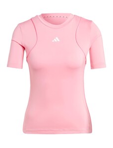 ADIDAS PERFORMANCE Tehnička sportska majica 'Hyperglam' prljavo roza / bijela