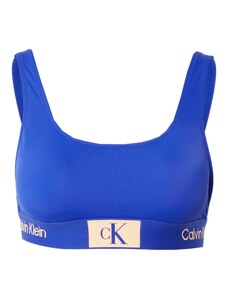 Calvin Klein Swimwear Bikini gornji dio boja pijeska / kraljevsko plava