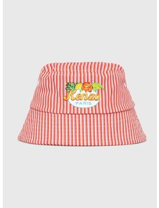 Dječji pamučni šešir Kenzo Kids boja: bijela, pamučni