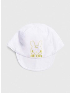 Kapa za bebe United Colors of Benetton boja: bijela, s tiskom
