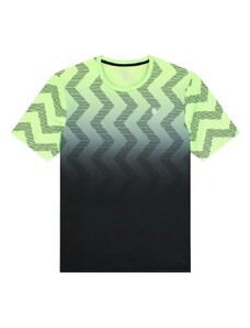 Men's T-Shirt K-Swiss Hypercourt Print Crew Green/Blue L