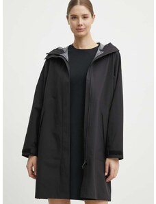 Kišna jakna Peak Performance Cloudburst za žene, boja: crna, za prijelazno razdoblje