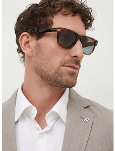 Sunčane naočale Tom Ford za muškarce, boja: smeđa, FT1076_5456B