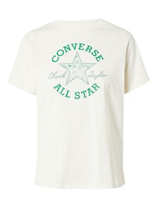 CONVERSE Majica 'Chuck Taylor' svijetlobež / zelena / menta