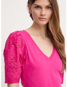 Majica kratkih rukava Morgan DPALM boja: ružičasta, DPALM