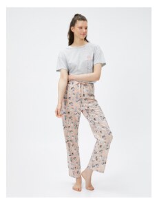 Koton Pajamas Set, Short Sleeve, Patterned