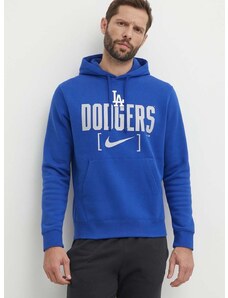 Dukserica Nike Los Angeles Dodgers za muškarce, s kapuljačom, s tiskom
