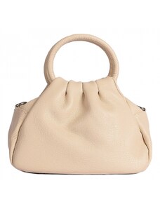 Luksuzna Talijanska torba od prave kože VERA ITALY "Duna", boja bež, 16x22cm
