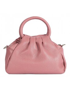 Luksuzna Talijanska torba od prave kože VERA ITALY "Runa", boja ružičasta, 16x22cm