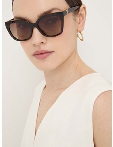 Sunčane naočale Guess za žene, boja: smeđa, GU7878_5352H