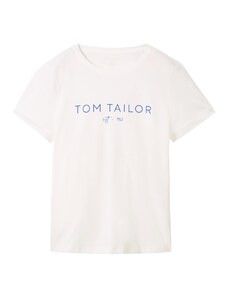TOM TAILOR Majica plava / bijela