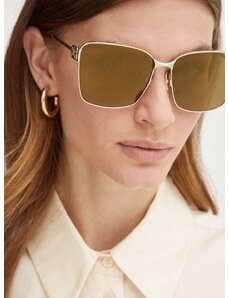 Sunčane naočale Balenciaga za žene, boja: zlatna, BB0338SK