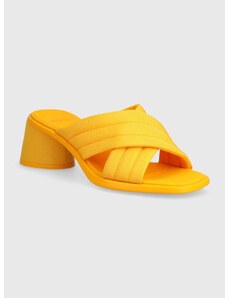 Natikače Camper Kiara za žene, boja: žuta, s debelom potpeticom, K201540-002