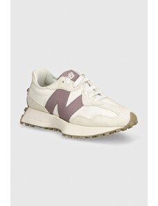 Kožne tenisice New Balance 327 boja: bež, WS327KH