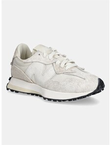 Tenisice od brušene kože New Balance 327 boja: bež, U327WTH