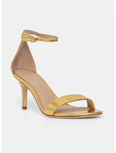 Kožne sandale Lauren Ralph Lauren Allie Mid boja: zlatna, 802978207001