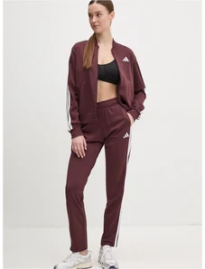 Trenirka adidas 3-Stripes za žene, boja: ljubičasta, JD2683