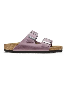Kožne natikače Birkenstock Arizona za žene, boja: ljubičasta, 1025490
