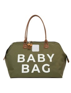 Bagmori Torba za pelene kaki / bijela