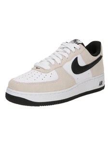 Nike Sportswear Niske tenisice 'AIR FORCE 1 '07 LV8' boja pijeska / crna / bijela